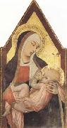 Ambrogio Lorenzetti Nuring Madonna (mk08) oil painting reproduction
